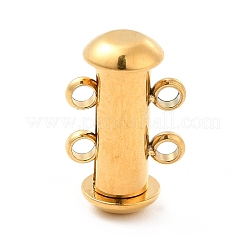 Ion Plating(IP) 304 Stainless Steel Slide Lock Clasps&nbsp;STAS-G071-51G