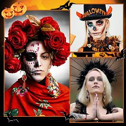 DIY Gemstone Halloween Earring & Bracelet Making Kit&nbsp;DIY-PH0008-84