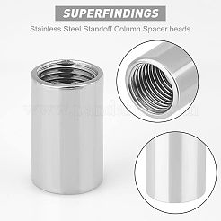 304 Stainless Steel Standoff Column Spacer beads&nbsp;FIND-WH0038-57P