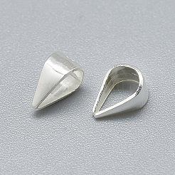 ベールに925スターリングシルバースナップ  未はんだ  スタンプ925個付き  銀  6.5x4.5x3.5mm  穴：3.5x5mm&nbsp;X-STER-T002-216S