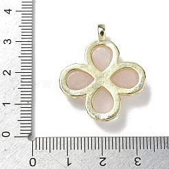 Natural Rose Quartz Faceted Pendants&nbsp;G-A308-01G-13