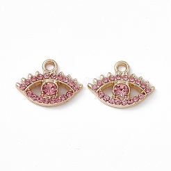 Alloy Rhinestone Pendants&nbsp;PALLOY-P287-06G-03