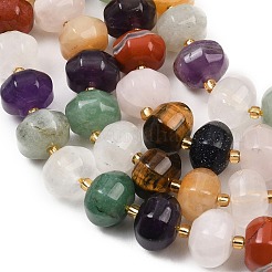 Mixed Gemstone Beads Strands&nbsp;G-P573-B01-01