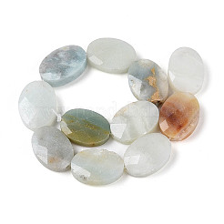 Natural Flower Amazonite Beads Strands&nbsp;G-S354-13x18-A08