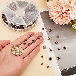 300Pcs 6 Styles Tibetan Style Alloy Spacer Beads&nbsp;TIBEB-PH0005-04