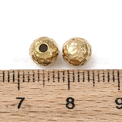 Textured 304 Stainless Steel Beads&nbsp;STAS-I358-10G-01