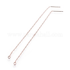 Brass Stud Earring Findings&nbsp;KK-I645-01RG