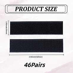 46Pairs Self-adhesive Nylon with Polyester Hook and Loop Tapes&nbsp;DIY-CY0003-66A