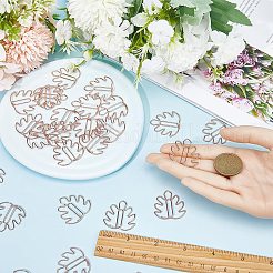 50Pcs Iron Paper Clips&nbsp;OFST-CP0001-05RG
