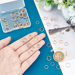 60Pcs 6 Style Brass Bead Frame&nbsp;KK-PH0004-19