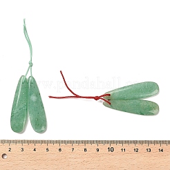 Natural Green Aventurine Pendants&nbsp;G-R437-01A-01