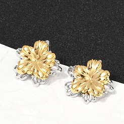 304 Stainless Steel Stud Earrings&nbsp;EJEW-U045-04B-GP