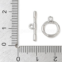 Brass Toggle Clasps&nbsp;KK-CBAFC6C-07D-P