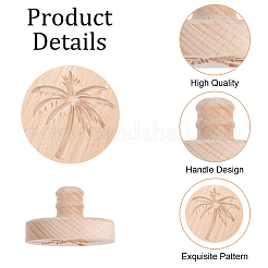 Wood Cookie Molds&nbsp;DIY-WH0430-690A