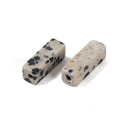 天然ダルメシアンの碧玉ビーズ  直方体の  13x4x4mm  穴：1.4mm&nbsp;LS-G-G137-01N