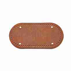 PU Leather Oval Bag Bottom&nbsp;FIND-WH0099-26A