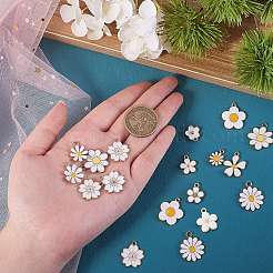 75Pcs 15 Styles Alloy Enamel Pendants&nbsp;ENAM-CJ0001-89