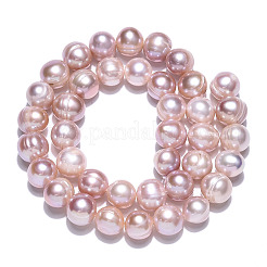 Natural Cultured Freshwater Pearl Beads Strands&nbsp;PEAR-N013-09B
