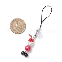 Glass Mobile Straps&nbsp;HJEW-MZ00315-01