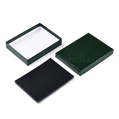 Rhombus Textured Cardboard Jewelry Boxes&nbsp;CBOX-T006-01C