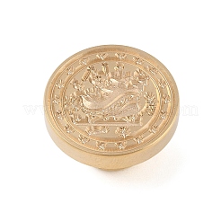 Christmas Series Wax Seal Brass Stamp Head&nbsp;AJEW-Z031-04G-24
