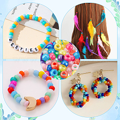 200G Plastic Pearlized Beads&nbsp;KY-ME0001-04