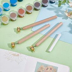 Wood Handle Liquid Writing Pen&nbsp;AJEW-WH0696-066
