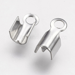 Tarnish Resistant 304 Stainless Steel Folding Crimp Ends&nbsp;STAS-K166-12P