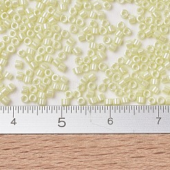 MIYUKIデリカビーズ  シリンダー  日本製シードビーズ  11/0  （db1531)不透明な淡黄色のセイロン  1.3x1.6mm  穴：0.8mm  約2000PCS /ボトル  10 G /ボトル&nbsp;SEED-JP0008-DB1531