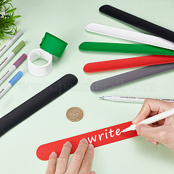 10Pcs 5 Colors Silicone Covered Iron Flip Wraps Holder Clips&nbsp;BJEW-NB0001-04