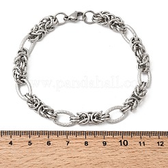 201 Stainless Steel Link Chain Bracelets for Men&nbsp;STAS-T077-08P