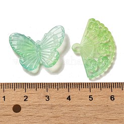 模造ゼリーアクリルビーズ  混合図形  ミディアムアクアマリン  7.5~27x7.5~29.5x2.5~7.5mm  穴：1.5~2mm&nbsp;OACR-H039-02H