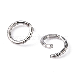 Tarnish Resistant 304 Stainless Steel Open Jump Rings&nbsp;STAS-E011-5x0.7mm
