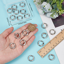 20Pcs Alloy Spring Gate Rings&nbsp;FIND-BBC0002-21P