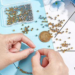 300Pcs 2 Colors 201 Stainless Steel Beads&nbsp;STAS-UN0048-86