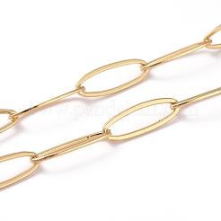 Soldered Brass Paperclip Chains&nbsp;CHC-G005-24G