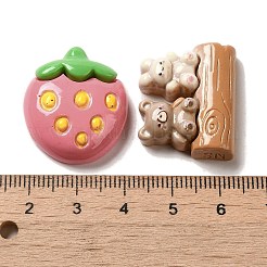 Spring Theme Opaque Resin Decoden Cabochons&nbsp;RESI-E053-03