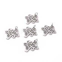 Tarnish Resistant 304 Stainless Steel Pendants&nbsp;STAS-S105-T517S