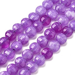 Natural Dyed White Jade Beads Strands&nbsp;G-C179-A6mm-03