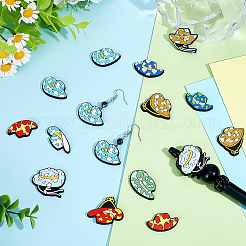 40Pcs 10 Styles PVC Cabochons&nbsp;PVC-PH0001-40