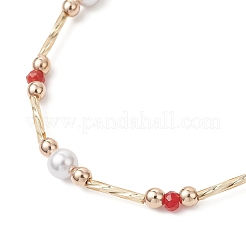 Dyed Natural Malaysia Jade Beaded Bracelets for Women&nbsp;BJEW-JB12028-01