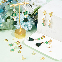 80Pcs 4 Style 201 Stainless Steel Stud Earring Findings&nbsp;EJEW-BBC0001-06