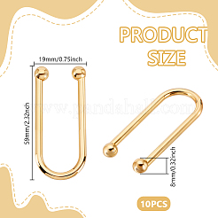 合金ビキニクリップ  ブラの留め具交換パーツ  ランジェリーの胸の開閉  ゴールドカラー  59x27x8mm&nbsp;FIND-WH0436-99C-G