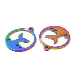 Ion Plating(IP) 304 Stainless Steel Pendants&nbsp;STAS-L020-018RC
