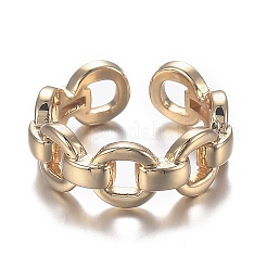Brass Cuff Rings&nbsp;RJEW-F109-03