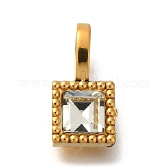 Ion Plating(IP) 304 Stainless Steel Rhinestone Pendants&nbsp;STAS-A104-14G
