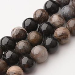 天然のクォーツラウンドビーズ連売り  8mm  穴：1mm  約48個/連  15.35インチ&nbsp;G-K103-8mm