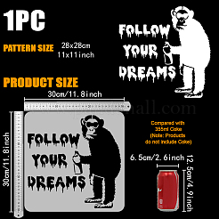 PET Hollow Out Drawing Painting Stencils&nbsp;DIY-WH0391-0902