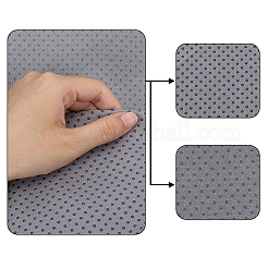 ポリエステル滑り止め生地  DIYクラフト用品  グレー  2000x1500~1550x0.5mm&nbsp;DIY-WH0609-158B