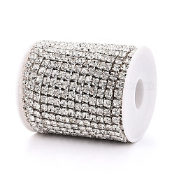 Brass Rhinestone Strass Chains&nbsp;CHC-T001-SS24-01S